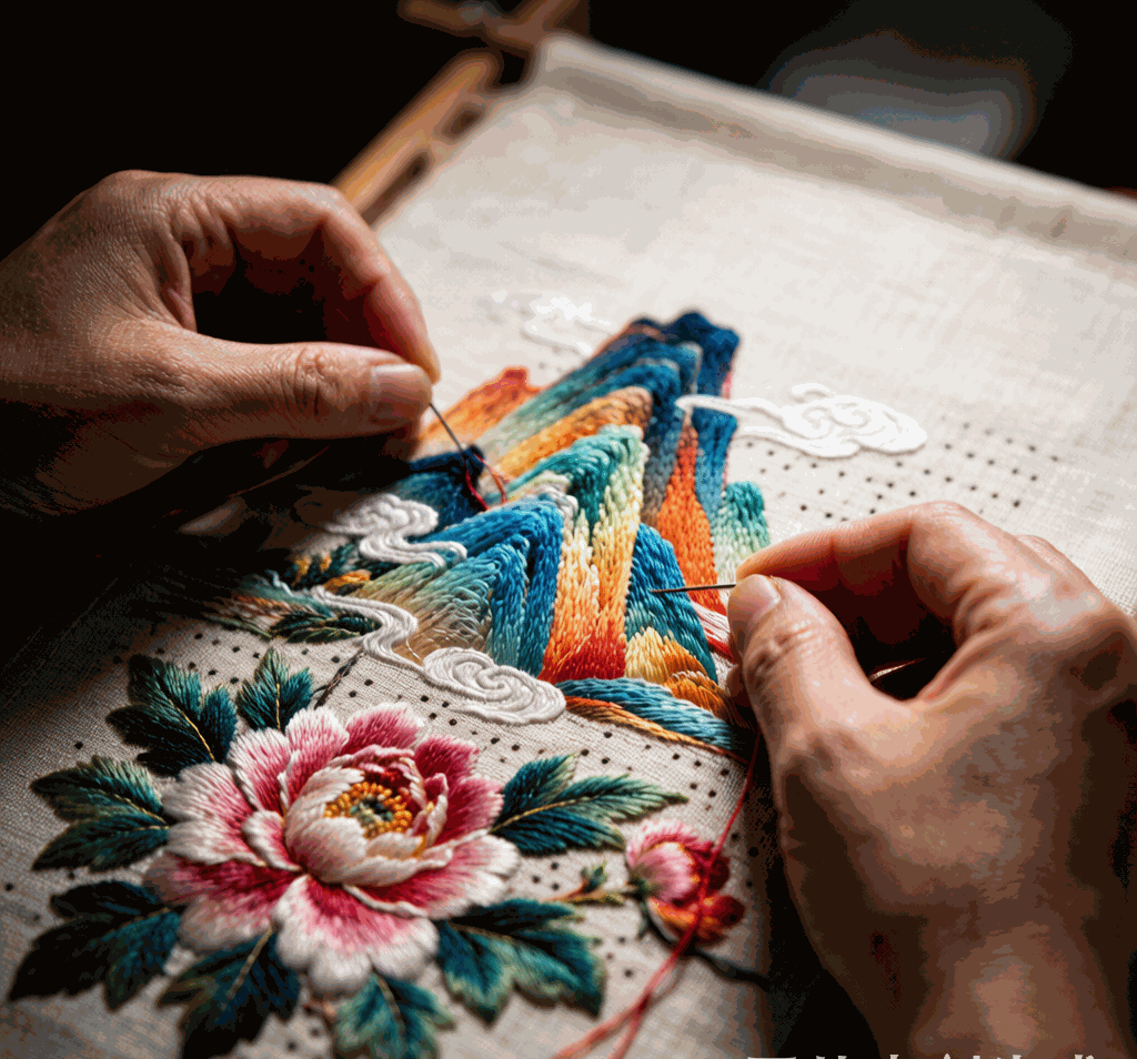 Suzhou Embroidery Panel