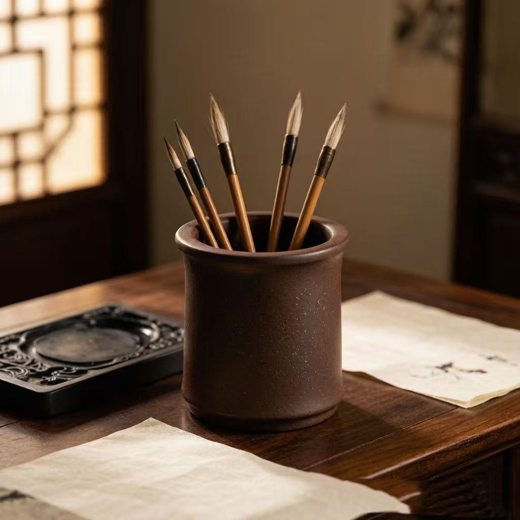 Zisha Brush Pot