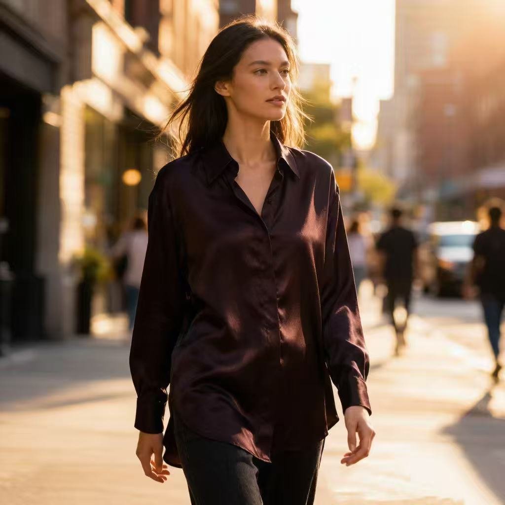 Xiangyunsha Silk Shirt