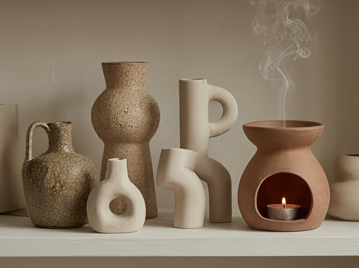 ABSTRACT CERAMIC DECOR OBJECT