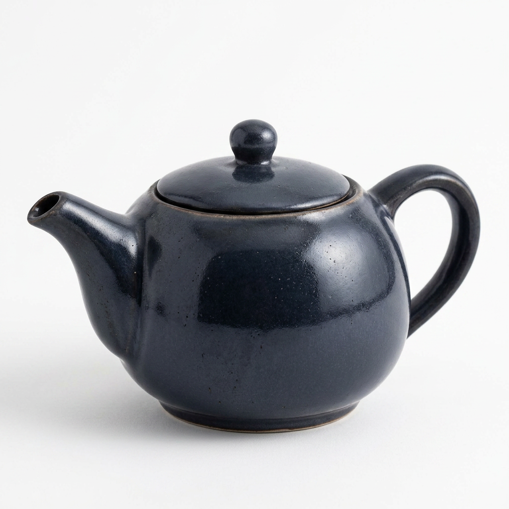 IRON-GLAZED TEAPOT