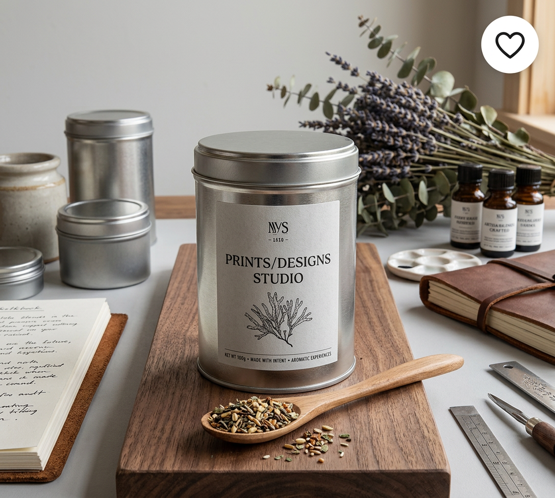 Premium Silver Needle Tin