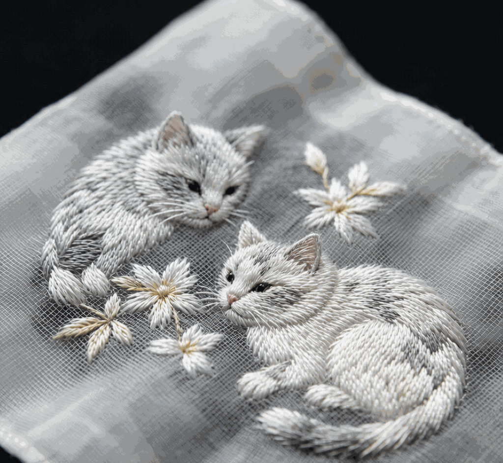 Silk Embroidery Fan