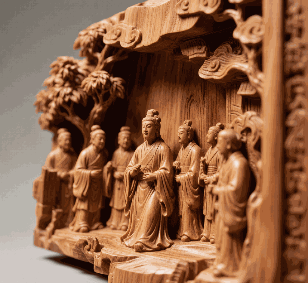 Wood Carving Panel