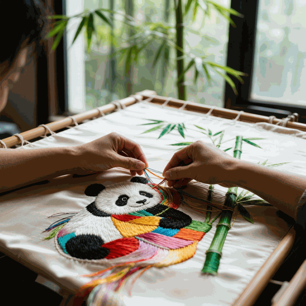 Embroidered Panel