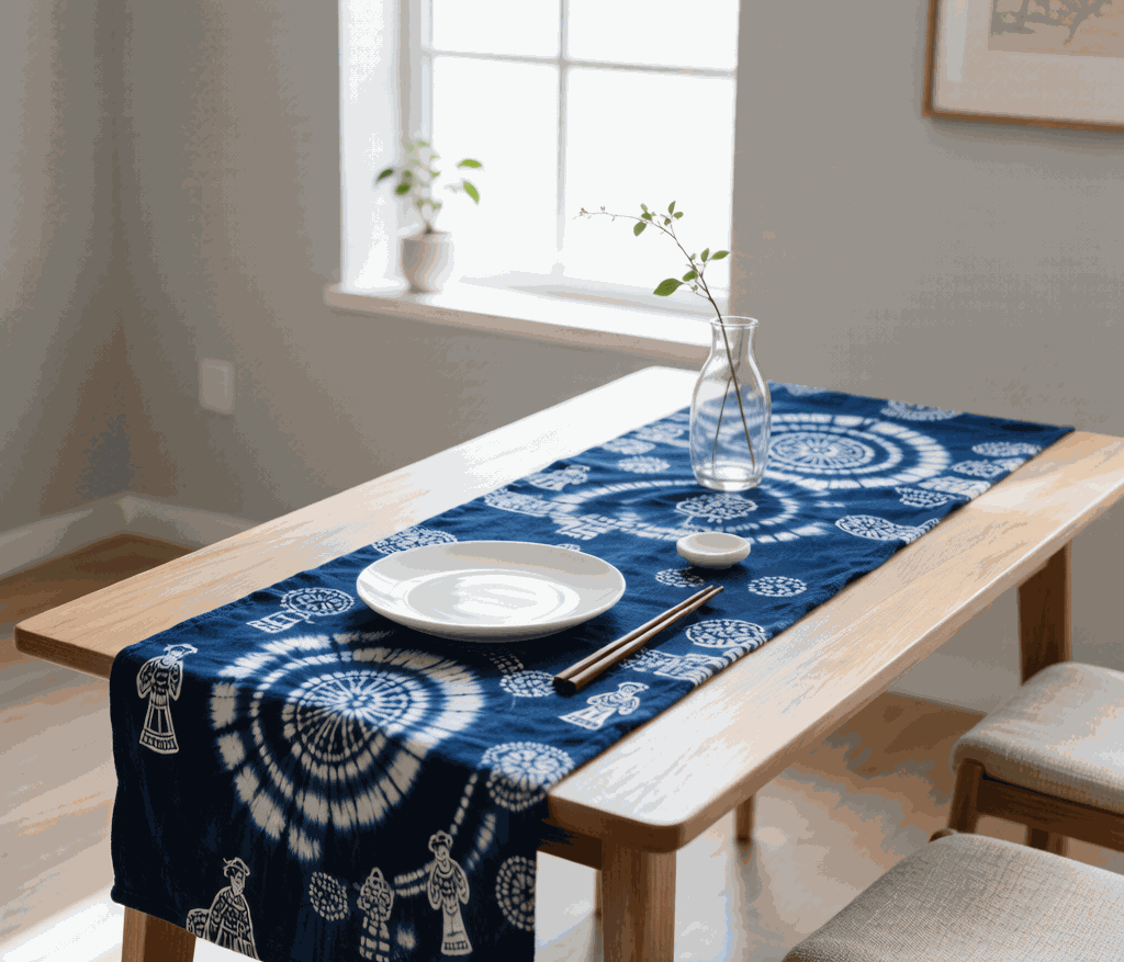 Indigo Table Runner