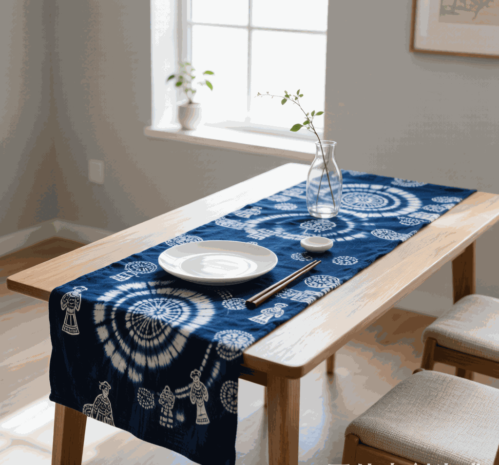 Tie-Dye Table Runner
