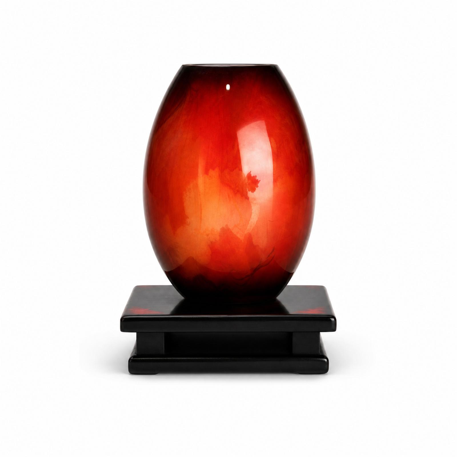 Cuixia Liudan Vase (Orange Version) - Image 2