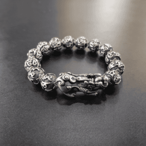 Pixiu Men's Silver Bracelet