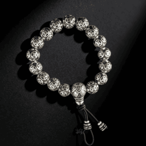 Fortune from All Directions Men's Silver Bracelet