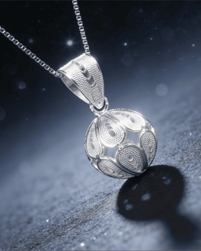 Filigree Silver Pendant