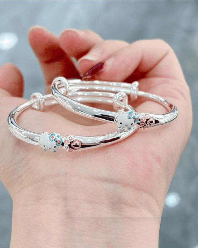 Children's Silver Bangle Series