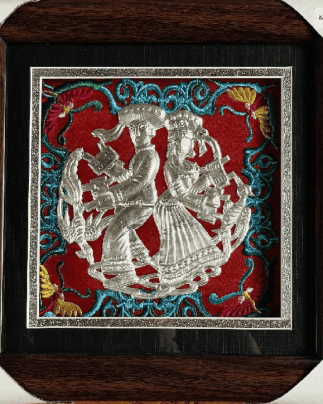 Silver Painting Series 2 (Bench Dance, Ancient Festival, Brocade)