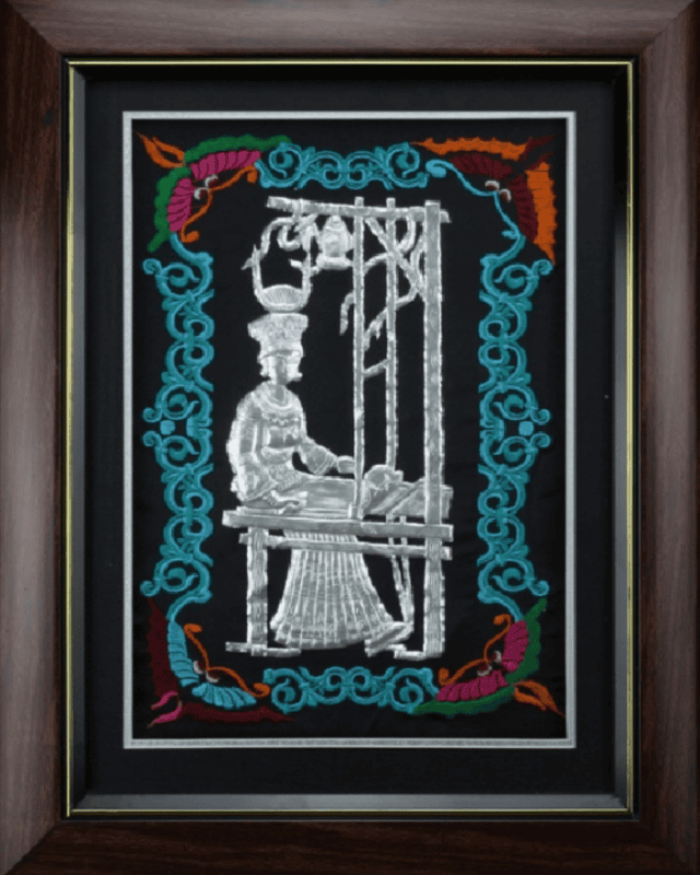 Silver Painting Series 5 (Guzang Festival, Brocade)