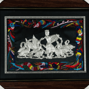 Silver Painting Series 4 (Returning Home, Lusheng Festival, Goose Herder)