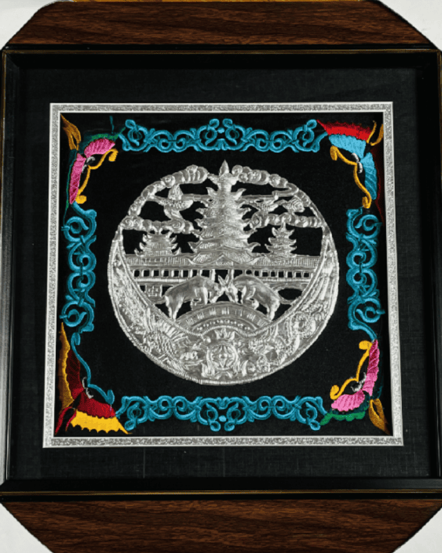 Silver Painting Series 3 (Bullfighting Festival, Mountain Anthem)