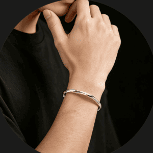 Mobius Silver Bracelet