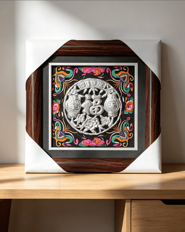 Silver Painting Family Portrait (Style B)