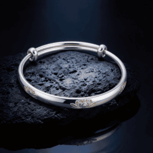 Lotus Silver Bracelet