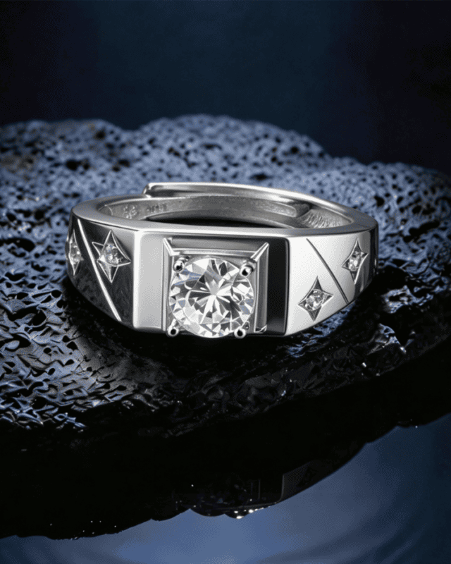 Hengji Couple Silver Rings