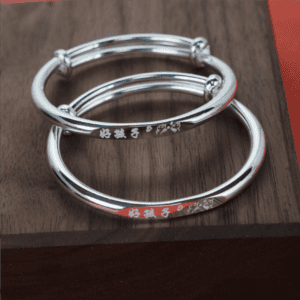 Good Child Fine Silver Bangle
