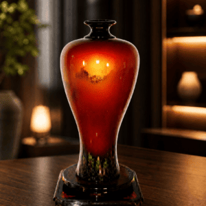 Goddess Peak Lacquer Vase