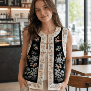 Lanqunfang Su Embroidery Vest