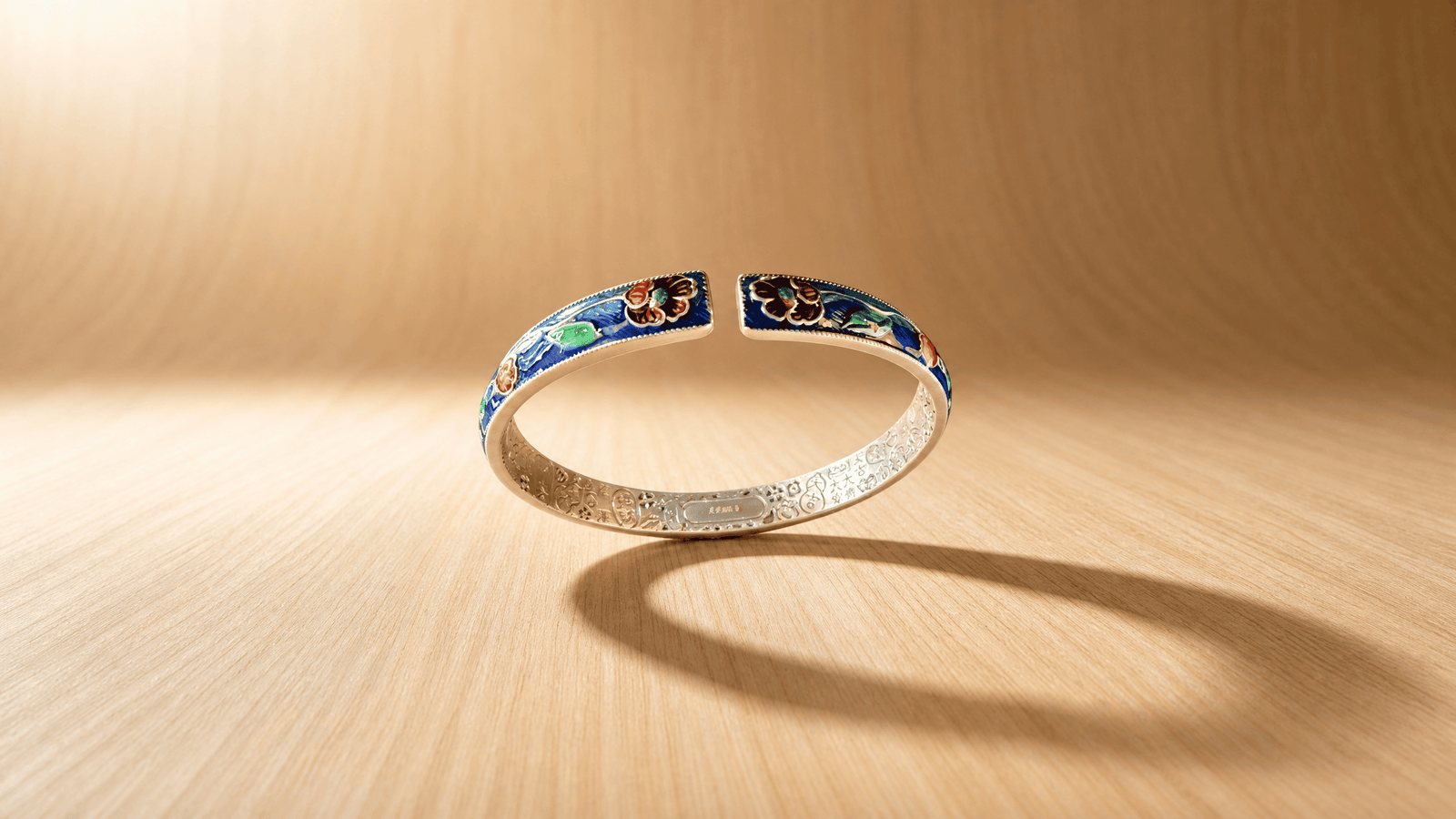 Cloisonné Silver Bracelet