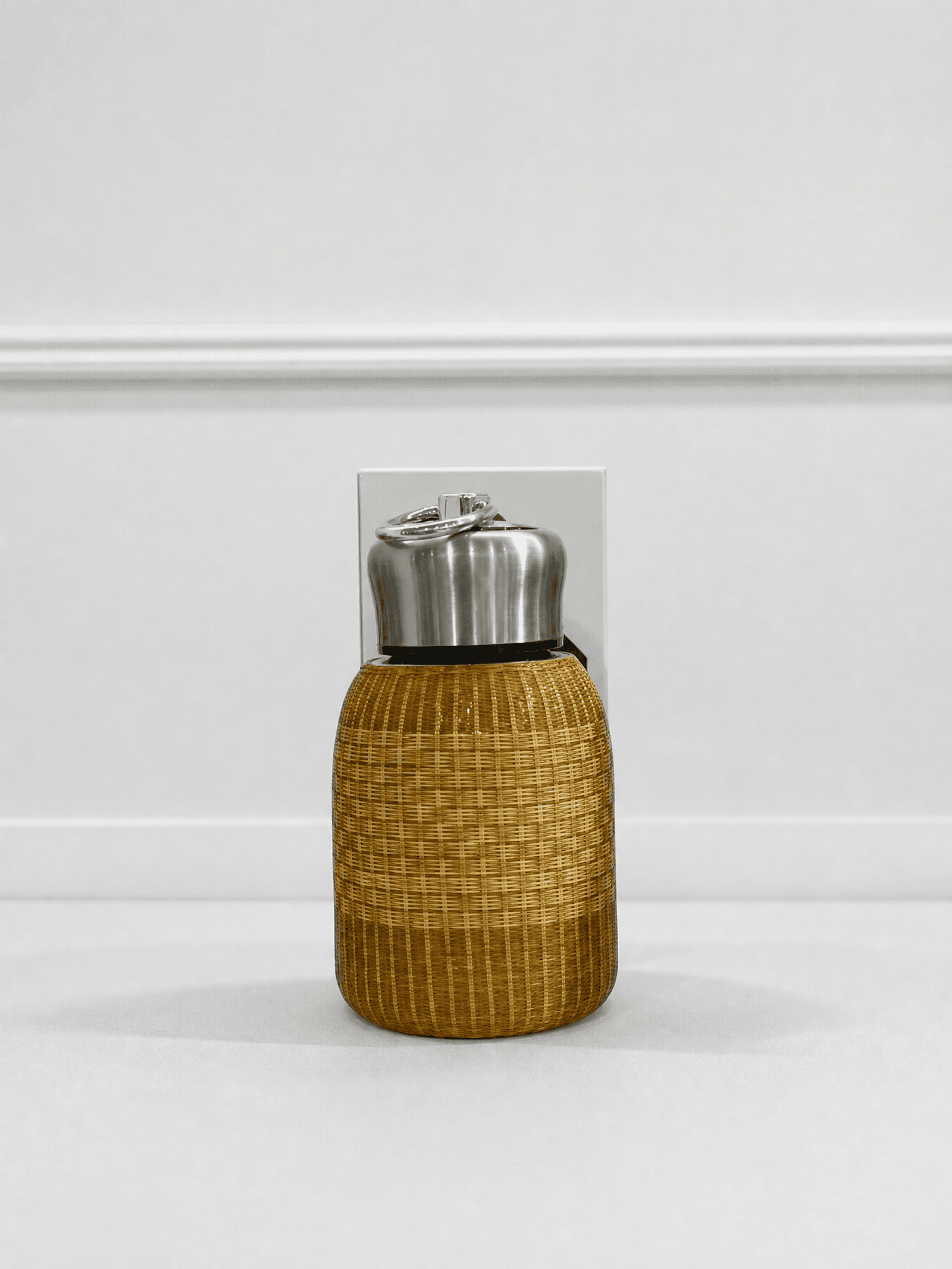 Bamboo-woven Rubbed Lacquer Insulated Cup