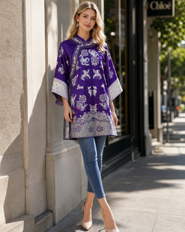 Xixiangfeng Su Embroidery Woman's Robe