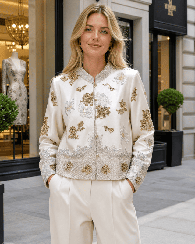 Jianglan Dream Su Embroidery Top