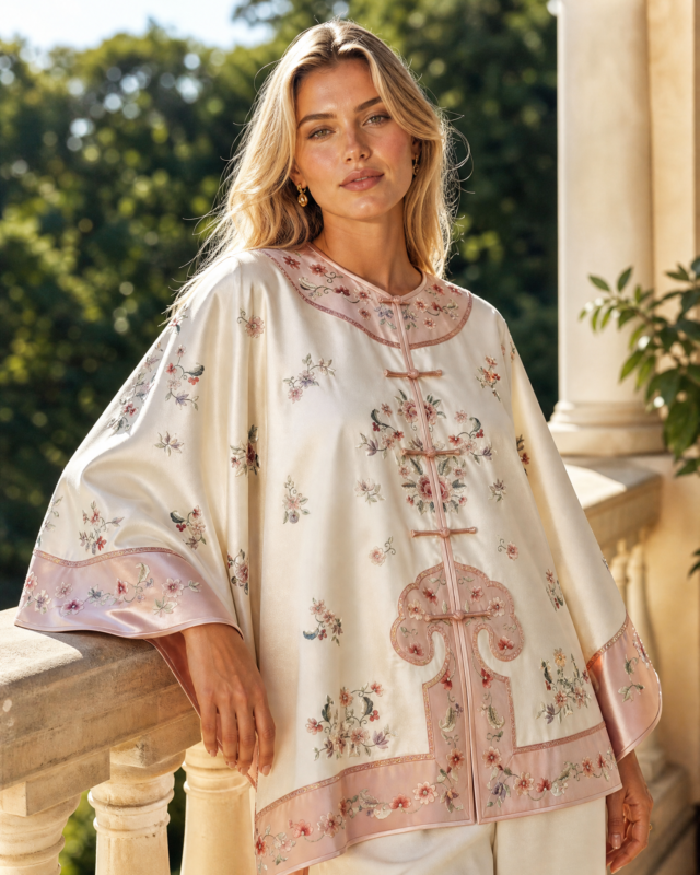 Zuifurong Su Embroidery Top
