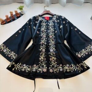 Starlit Silver-thread Su Embroidery Robe