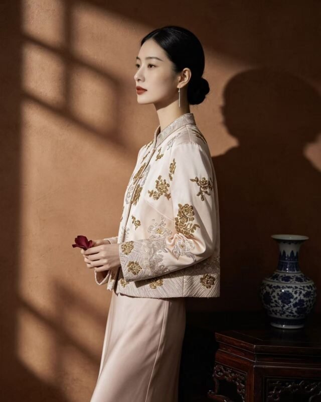 Jianglan Dream Su Embroidery Top