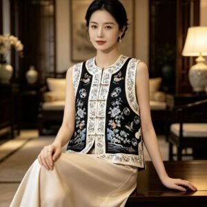 Lanqunfang Su Embroidery Vest
