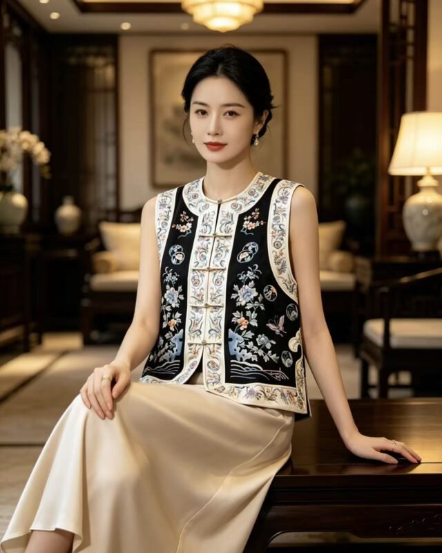 Lanqunfang Su Embroidery Vest
