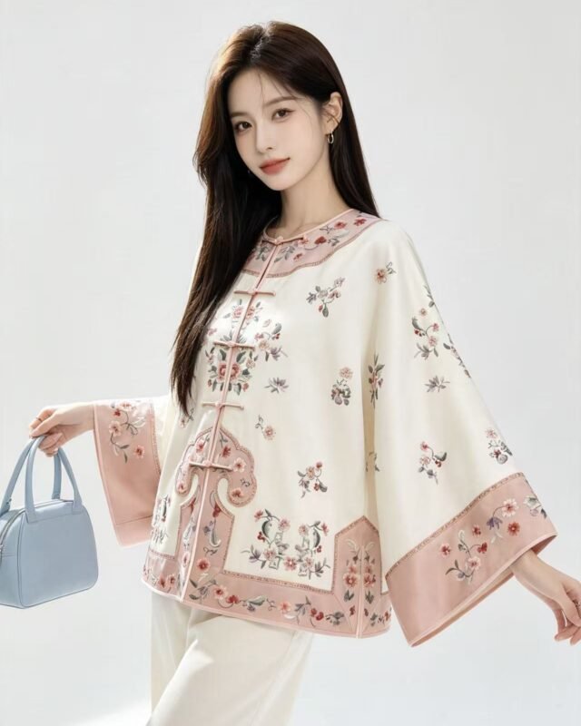 Zuifurong Su Embroidery Top