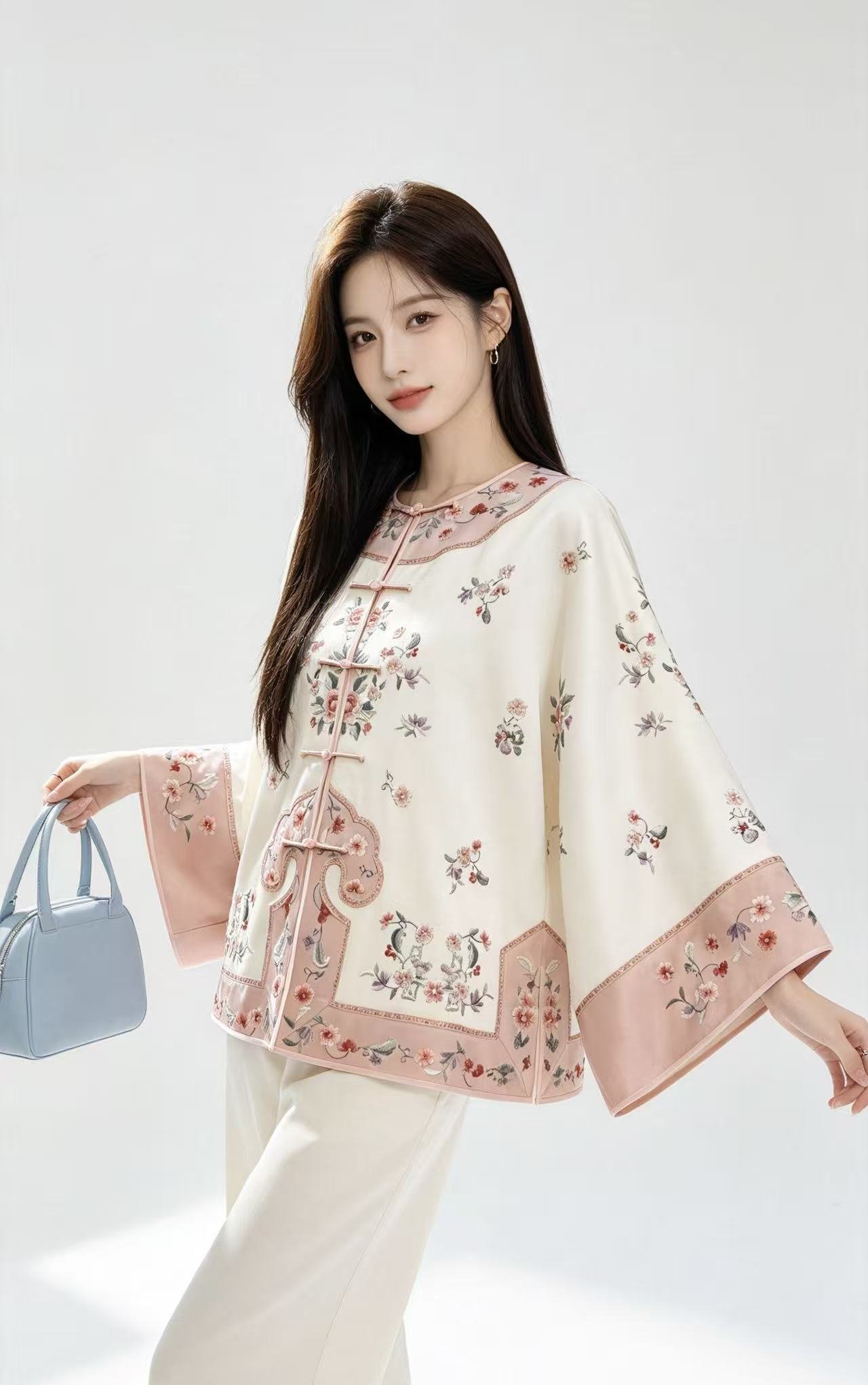 Zuifurong Su Embroidery Top